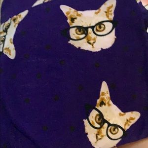 Lularoe Leggings Cats with Glasses TC